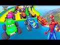 GTA V SPIDER-MAN 2, FIVE NIGHTS AT FREDDY&#39;S, POPPY PLAYTIME CHAPTER 3 Join in Epic New Stunt Racing