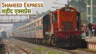 Sakri Junction : Shaheed Express Departing with Ludhiana WDM3A !!