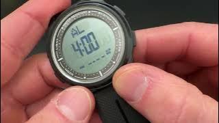 How To Silence A Beeasy AW02 Digital Watch (Disable Hourly Beep)