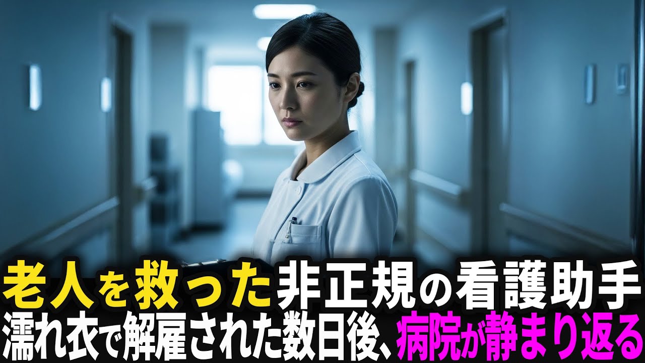 夜勤中、老人を救った非正規の看護助手。医療ミスの濡れ衣で解雇…数日後、病院が静まり返る
