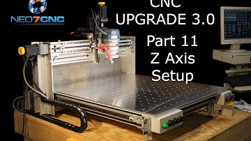 Homemade DIY CNC - Larger CNC 3.0 - Part 11 - Setting Up Z Axis for Precise Movement - Neo7CNC.com