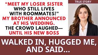 My Brother Called Me a Failure at His Wedding… Then His New Boss Walked In…