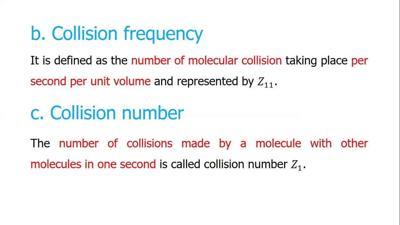 Collision frequency