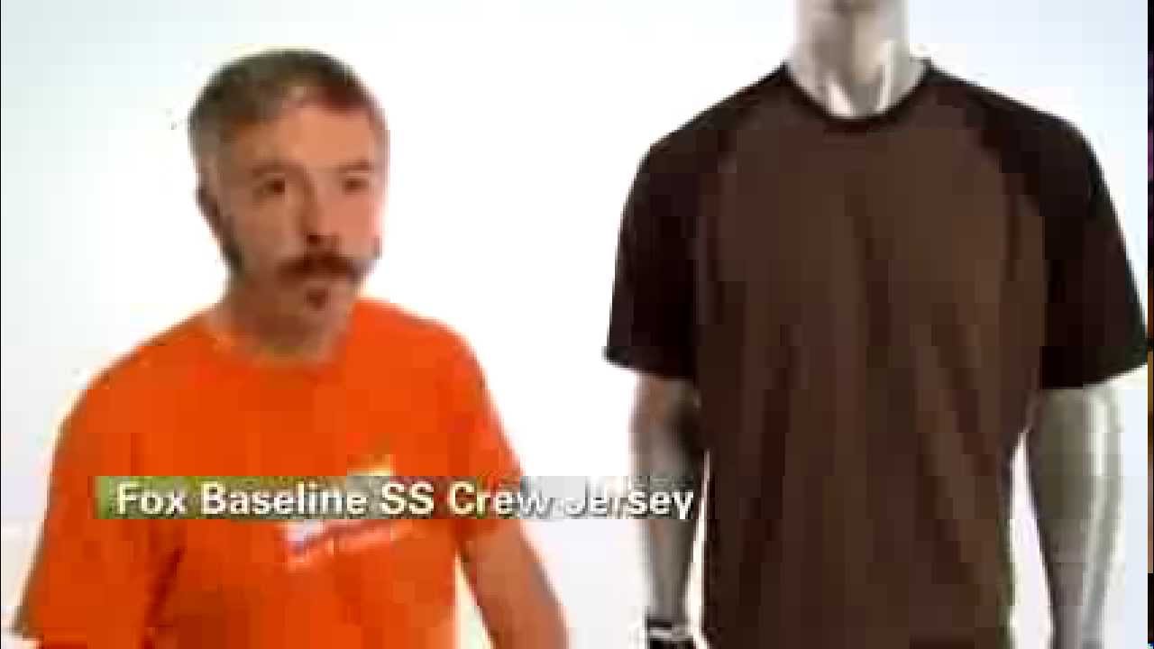 Fox Baseline Crew Short Sleeve Jersey Review from Performance Bicycle