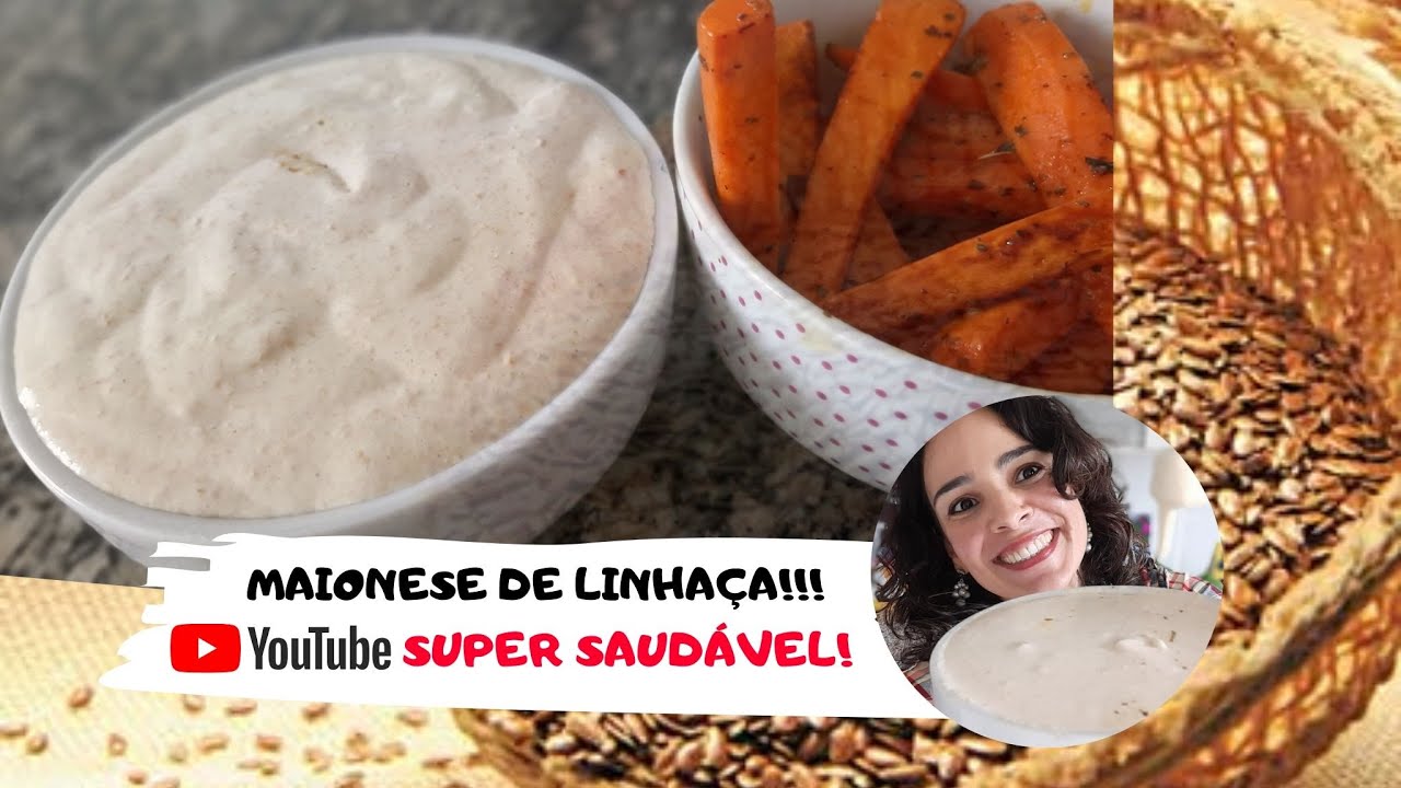 Maionese Caseira De Linhaça. Vegana, Rica Em Ômega 3.