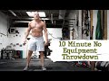 Each Minute on the Minute Throwdown - No Equipment Required