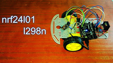 Ардуино проект,робот (nrf24l01 + l298n)