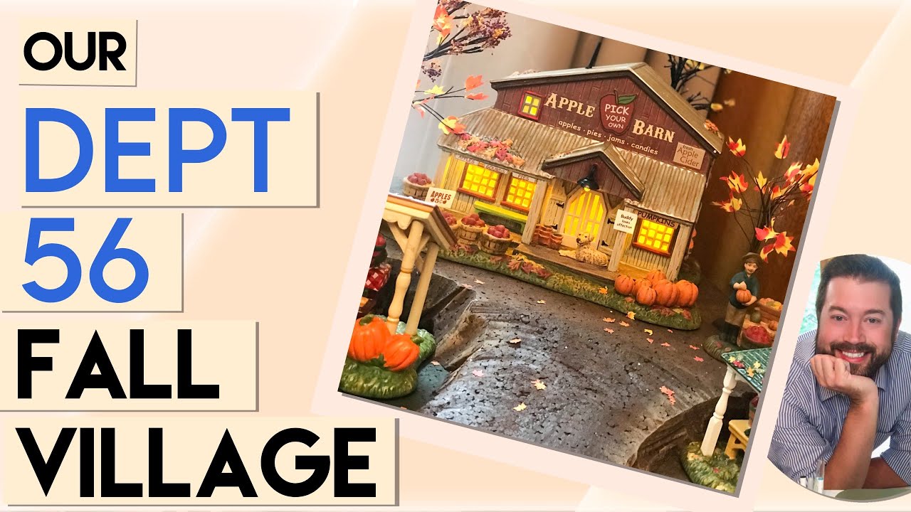Our DEPARTMENT 56 Fall Village, Dept 56 SNOW VILLAGE, FALL Village  Display