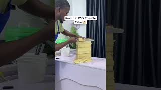 Realistic PS5 Console Cake 🍰 #cakeseries #cake #cakedecorating #baking #cakeart