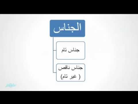 ما هو الجناس؟ | اللغة العربية | الصف الثاني الثانوي | مصر | منهج قديم ...