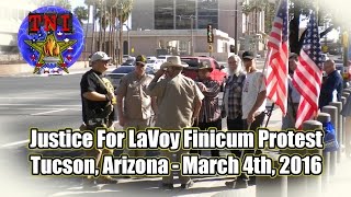 "justice for 'lavoy' finicum" protest - tucson, arizona 2016