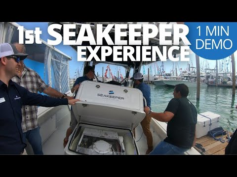 First Seakeeper Experience - 1 Minute Boat Demo