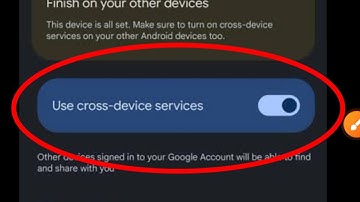 What is cross device Services in Google Account | Hindi