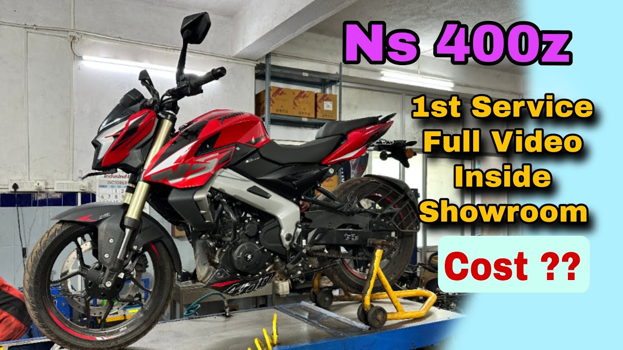2024 Pulsar Ns 400z  Service | How it’s done | Service Cost ??