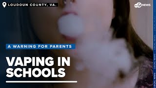 'THC now is a major problem' | Loudoun County Sheriff warns of vaping, THC use in schools