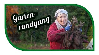 Gemüse für den Winter einlagern 🍠 Gartenrundgang im November 🥕 Gartentipps 🥔