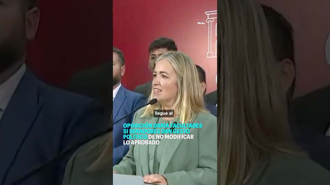 Facultades legislativas: Oposición pide gesto político del Senado