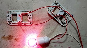 Cách đấu 2 công tắc 1 chiều bật tắt bóng điện ở 2 vị trí khác nhau