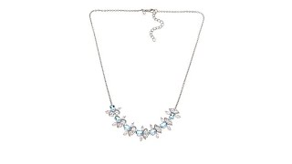 Paul Deasy Gem White Topaz and Gem FlowerDesign 18' Neck...