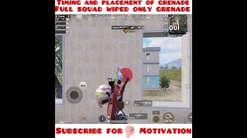 BGMI, pubg, learn grenade tricks from expert grenadier , wiped , like esports player