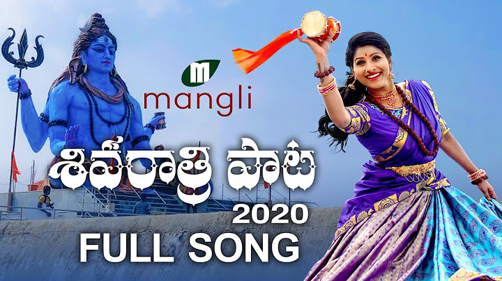 Shivaratri Song 2020 | Full Song | Mangli | Charan Arjun | Damu Reddy
