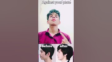 want a perfect jawline 😮😮#shors#viral #jawline #glowup #tiktok#transformation #trendingshort #mewing