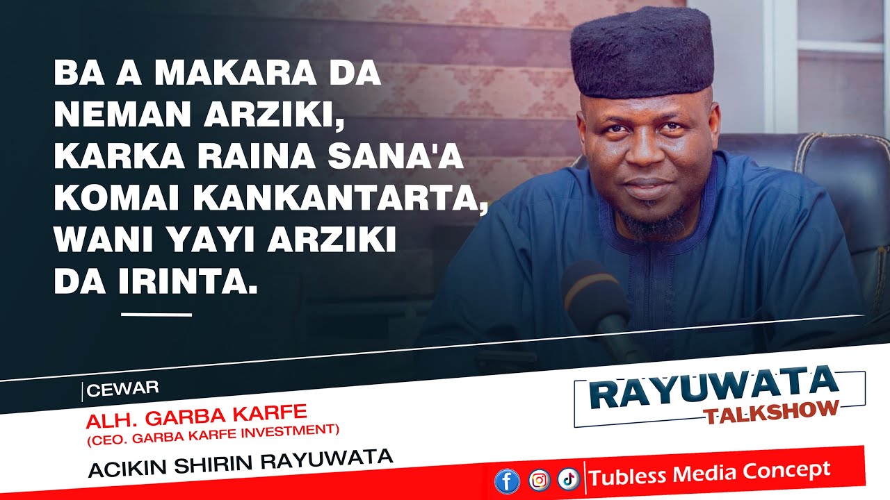 Ku daina raina sana'a,wannan sana'ar da kuke rainawa wani yayi arziki da ita Cewar Alh. Garba Karfe