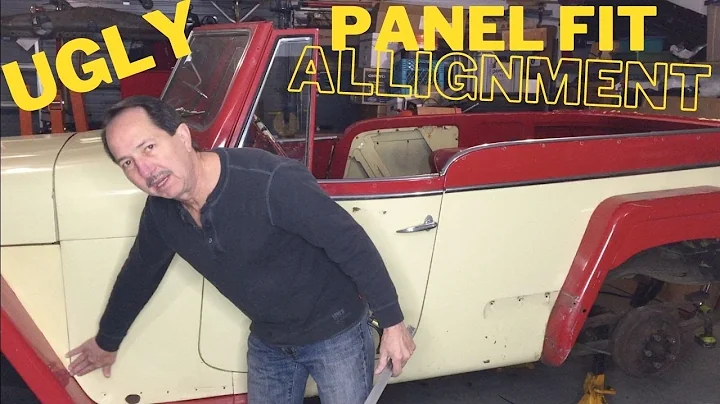 Part 2, 1950 Willys Jeepster Barn Find Project. Door, Hood, Fender Fit & Alignment. Jeep Family