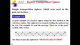 2.17- Keyless Transposition Cipher | Tradition Key Cryptography