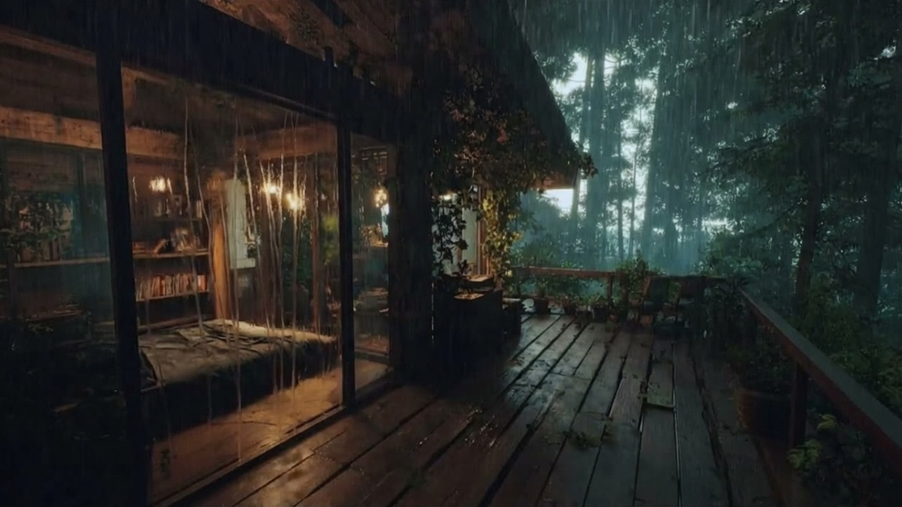 Quiet Forest Rain 🌲 | Natural Rain Sounds for Deep Rest