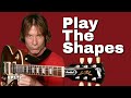 Play in all 5 pentatonic shapes not just the box