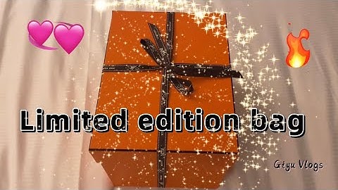 HERMES LIMITED EDITION BAG 2022 UNBOXING💕| Giyu Vlogs