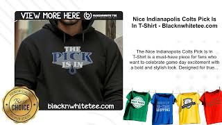 Nice Indianapolis Colts Pick Is In