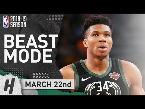 Giannis Antetokounmpo Full Highlights Bucks vs Heat 2019.03.22 - 27 Pts, 8 Reb, 7 Assists