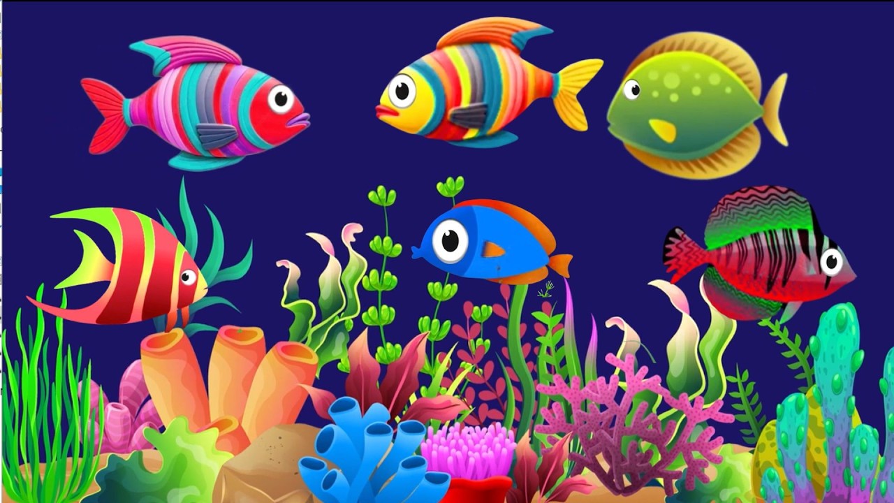 Calming Undersea Animation Baby Lullaby 🐟 Soothing fishes 🐟 Baby sleep music #242