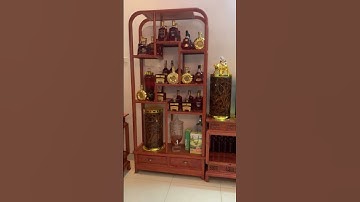Chiếc tủ rượu làm từ gỗ tự nhiên quá đẹp #turuou #shorts
