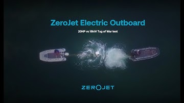 ZeroJet Electric Outboard - Tug of War Test