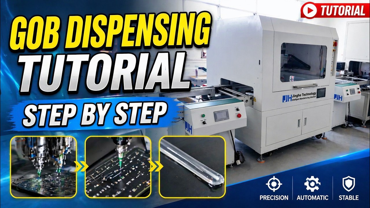 Dispensing Guide For Display How GOB Display Dispensing Machine Works | Inline Silicone Glue ...