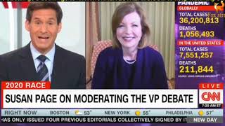 CNN Interviews VP Debate Moderator Susan Page