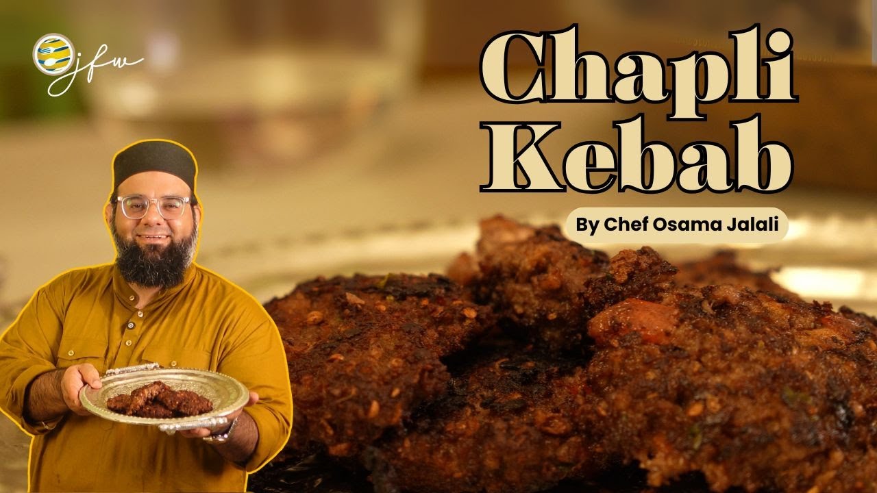 Mutton Chapli Kebab Recipe |  Mutton Kebab Recipe | Chef Osama Jalali