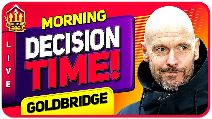 TEN HAG Decision Time! NEVES Transfer Target! Man Utd News