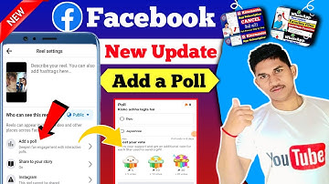 Poll Create on Facebook Reels | Facebook Reels New Update | How to Create a Poll on Facebook Reels