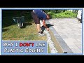 How to install concrete for paver edge restraint