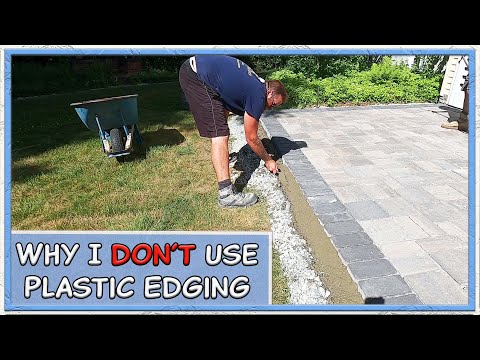 How To Install Concrete for Paver Edge Restraint