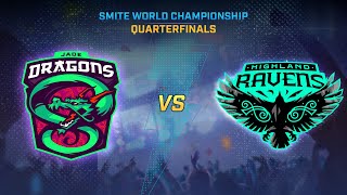 SMITE WORLD CHAMPIONSHIP - Quarterfinals - Highland Ravens Vs Jade Dragons