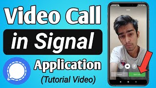 How to Video call in Signal App || Signal App mai video calling kaise kare screenshot 5