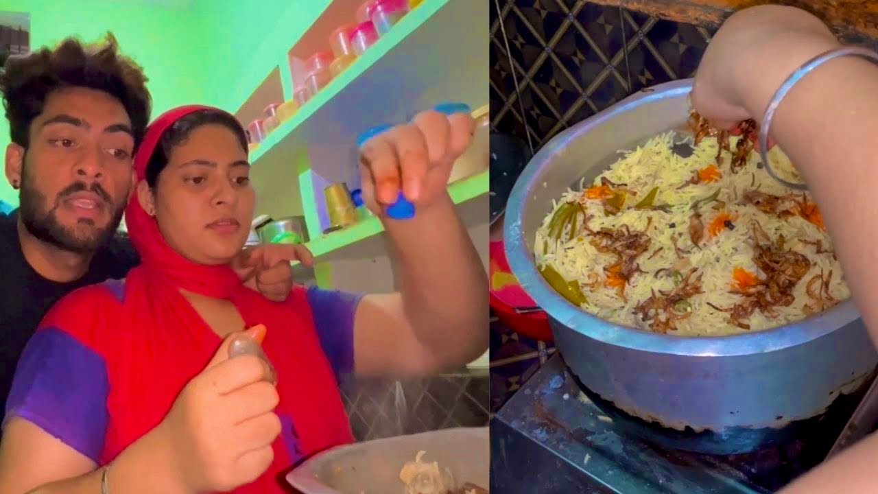 Aaj Gudiya ne Banai Sabke liye biryani or Chicken pakode 🍗😍 ||@tabishdiaries590