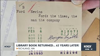 Richland library book returned 60+ years later