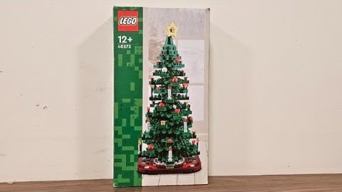 Lego Christmas Tree ASMR Silent Build 🎧