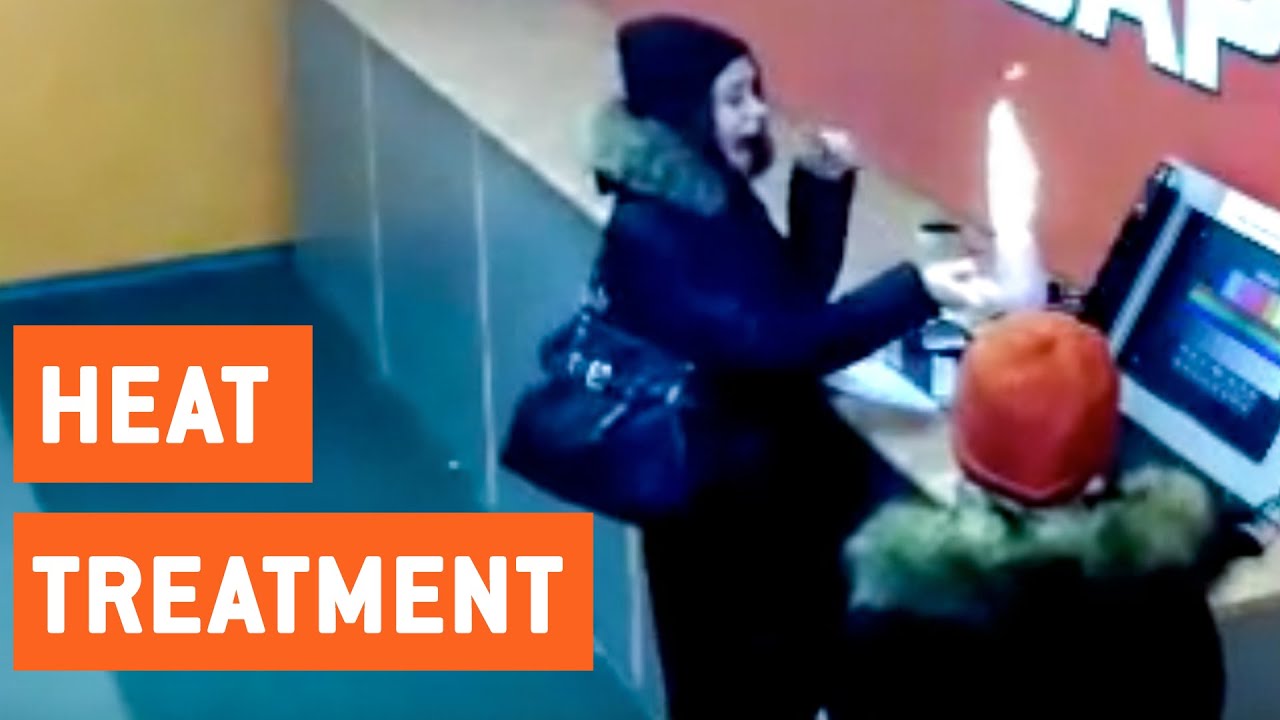 crashes on air Hairdryer Spits Fire | Heat Treatment